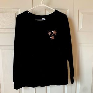 Black long sleeve shirt
